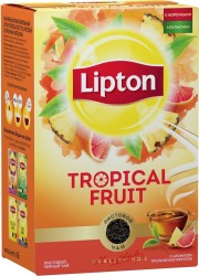 Чай черный, Lipton (Липтон) 85 г тропические фрукты