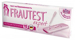 Тест для определения беременности, Фраутест №1 Эксперт кассета с пипеткой