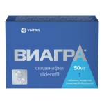 Виагра, таблетки покрытые пленочной оболочкой 50 мг 1 шт