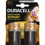 Батарейки, Duracell (Дюраселл) 2 шт арт. LR20 Бейсик D большой цилиндр 1.5V